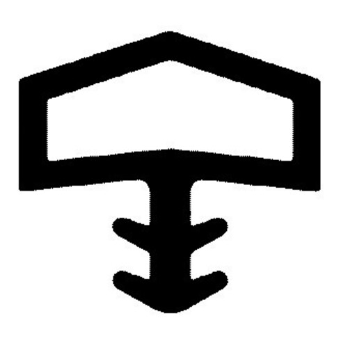TRELLEBORG Joint de porte intérieure L8001, TSP-Last blanc