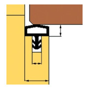 TRELLEBORG Joint de porte intérieure SD016 TSP-Flex blanc-3