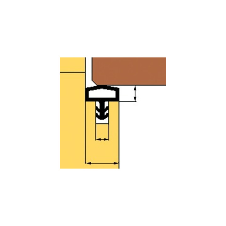 TRELLEBORG Joint de porte intérieure SD016 TSP-Flex blanc