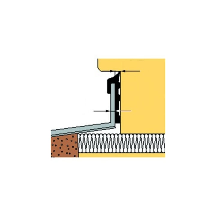 TRELLEBORG Joint de rebord de fenêtre L7016 blanc, à emboîter TSP-LAN