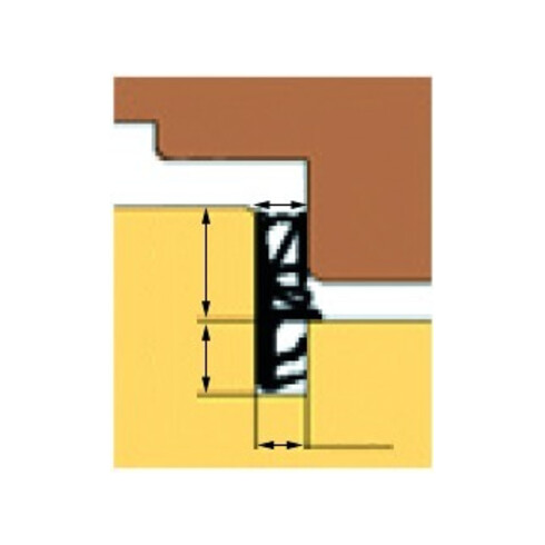 TRELLEBORG Joints de porte d'entrée SC312 silicone brun rustique