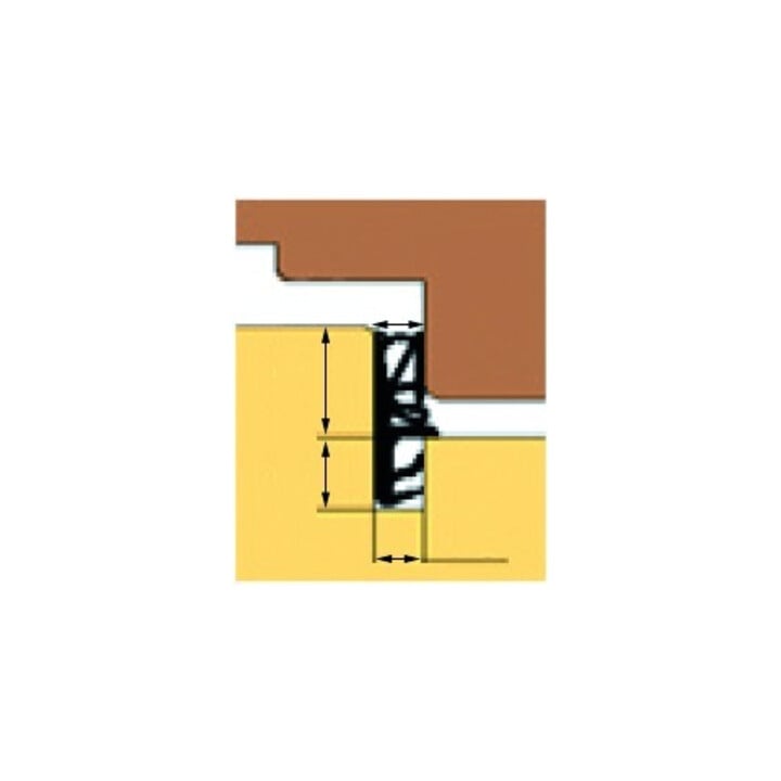 TRELLEBORG Joints de porte d'entrée SC312 silicone brun rustique