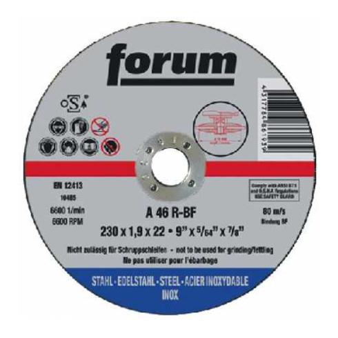 Forum Trennscheibe A 46 R-BF