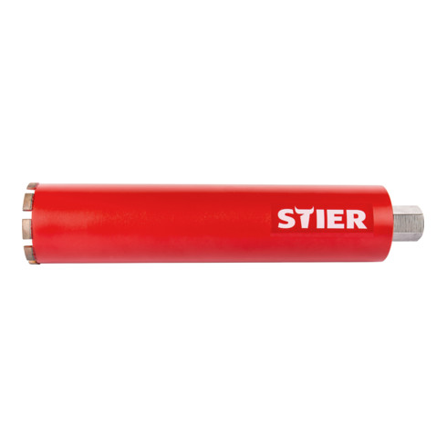 Trépan diamant à eau STIER, 1 1/4", 410 mm, Ø 112 mm