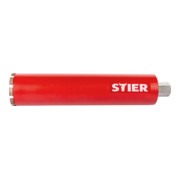 Trépan diamant à eau STIER, 1 1/4", 410 mm, Ø 112 mm