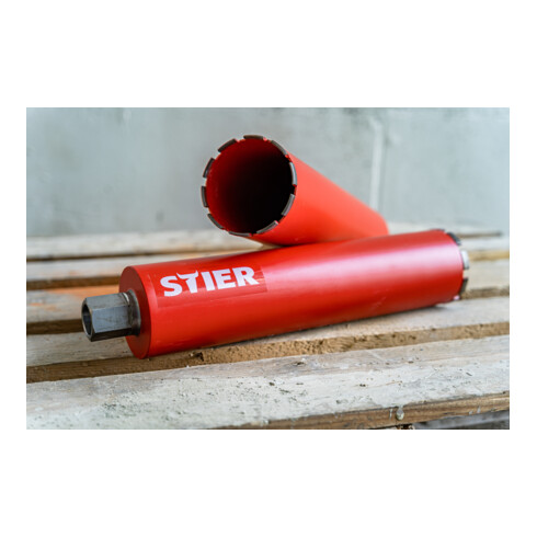 Trépan diamant à eau STIER, 1 1/4", 410 mm, Ø 200 mm