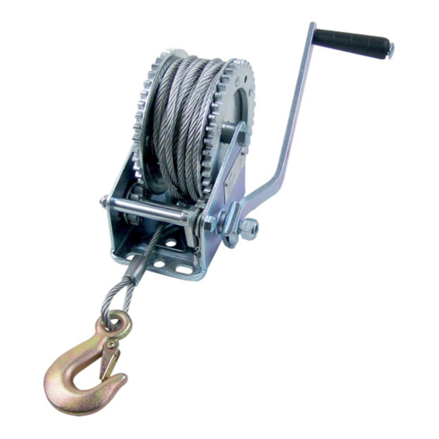 Treuil manuel universel 800 kg, avec câble en acier 10 m