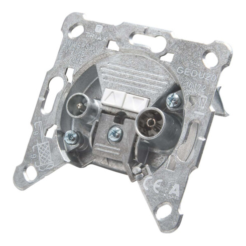 Triax Antennensteckdose 2f. Durchgangsdose GEDU 20