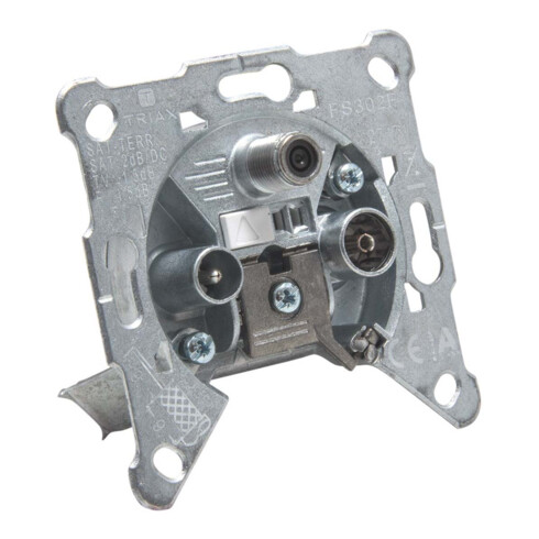 Triax SAT-Einzeldose 3f. FS 302 F