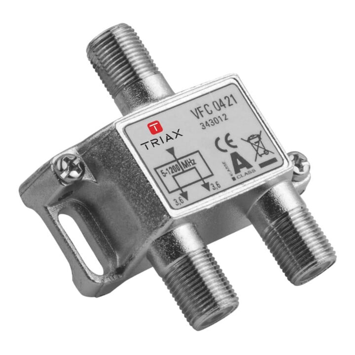 Triax Verteiler 2f. 3,7dB VFC 0421 1,2 GHz