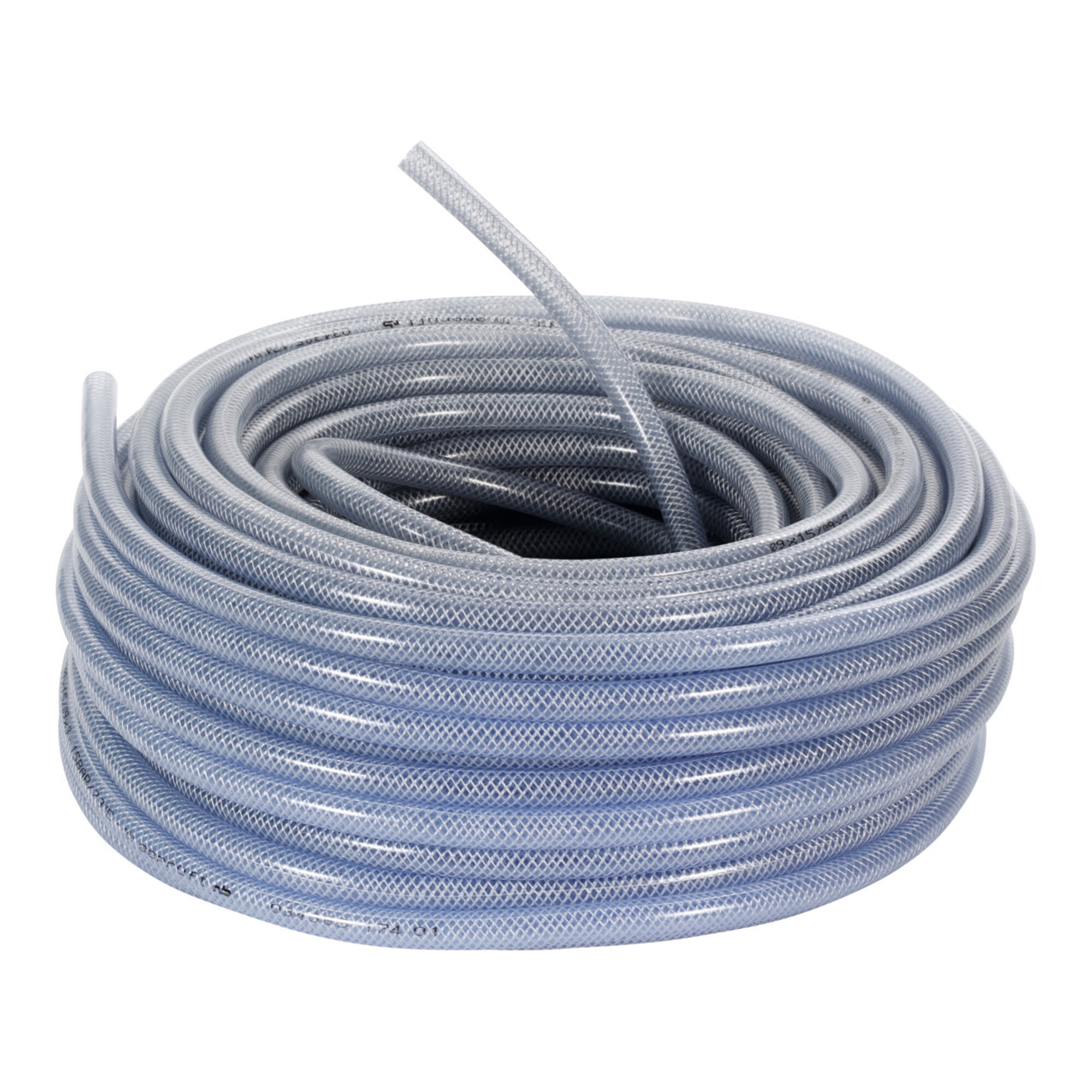 Tricoflex Gewebeschlauch transparent, PVC, Länge 50 m, Schlauch Innen- : 13mm