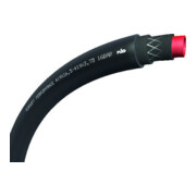 TRICOFLEX Tubo flessibile strutturato nero AIRSOFT, PVC, Lung. 50 m,⌀ Interno tubo flessibile: 13 mm