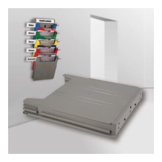 Trieur mural Eichner "BIG" Bac de rangement pour documents A4 vertical