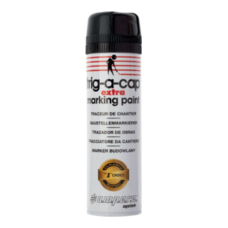 TRIG-A-CAP Baustellenmarkierspray t-a-c extra 500ml schwarz