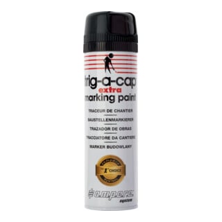 TRIG-A-CAP Spray de marquage chantier t-a-c extra 500ml noir