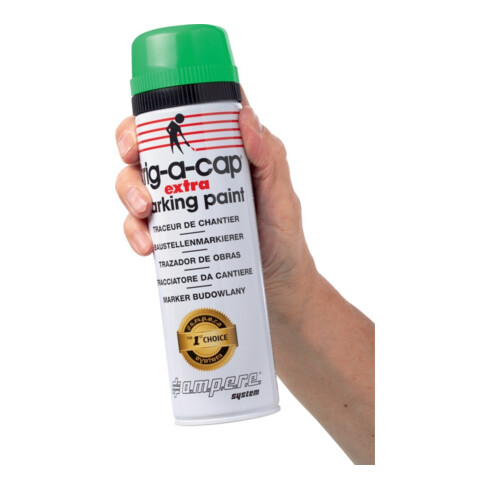 TRIG-A-CAP Spray de marquage chantier t-a-c extra 500ml noir