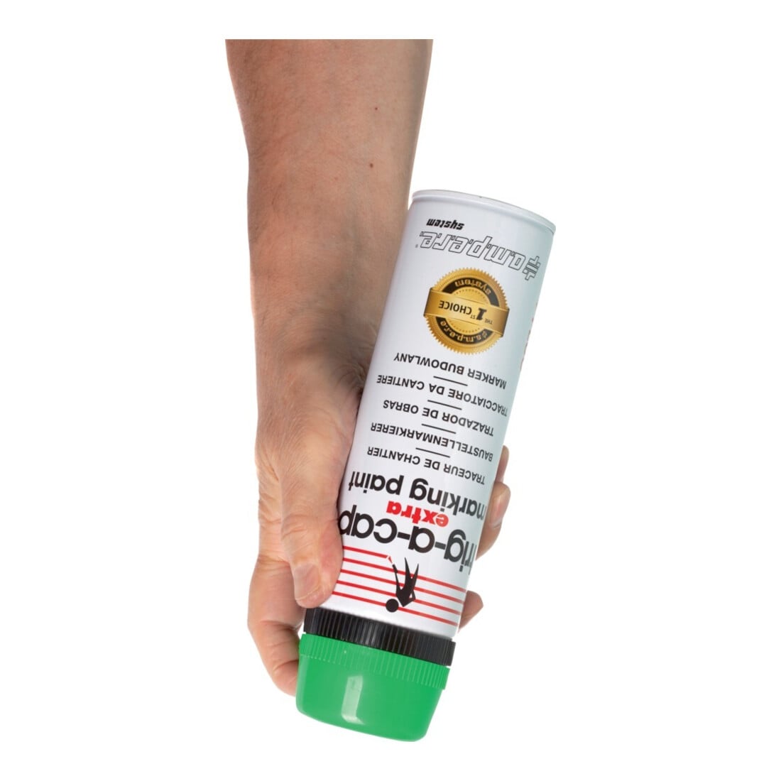 TRIG-A-CAP Spray de marquage chantier t-a-c extra 500ml noir