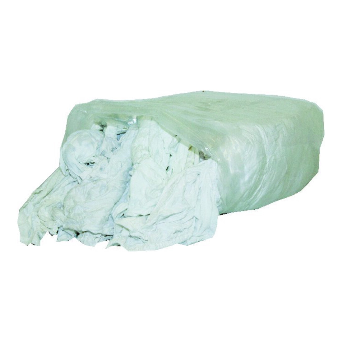 Trikotputzlappen reinweiß nach DIN 61650, 10kg Pack