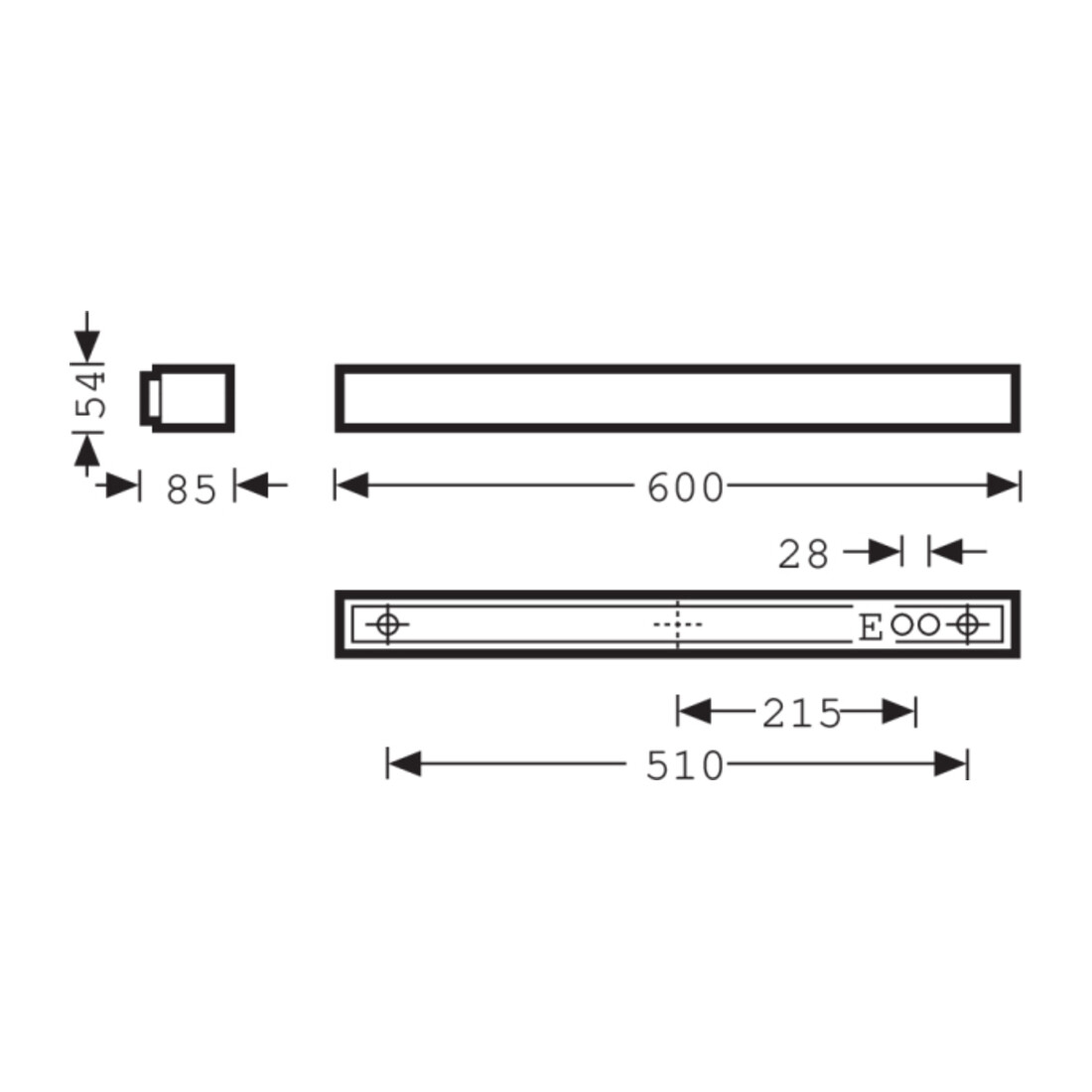 Trilux Applique LED Acuro 1000nw ET01, protection renforcée