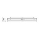 Trilux Applique LED pour bac 1500 O 3300-840 ET Montigo#6474140