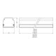 Trilux Cache-aveugle blanc 07650 BL L150 01
