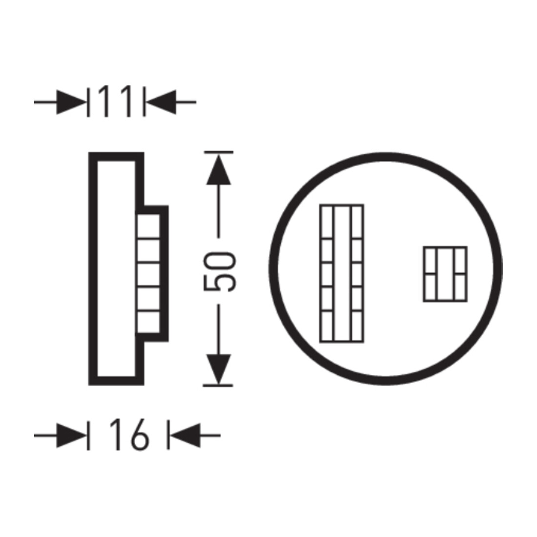 Trilux Coupler de bouton-poussoir DALI pour 4 boutons-poussoirs LiveLink DALI PB4