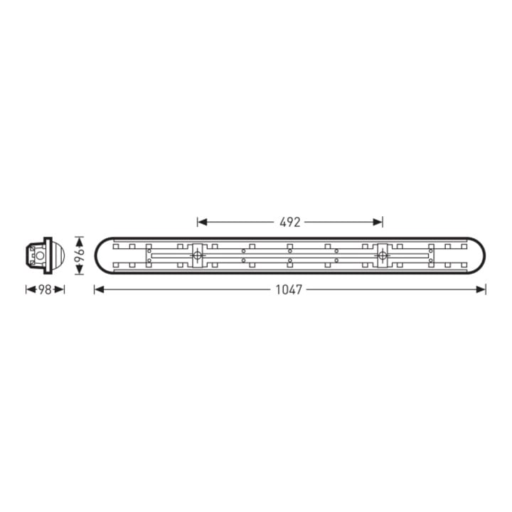 Trilux Feuchtraum-Wannenleuchte B 6000-840 ET Nextrema G3#6630940