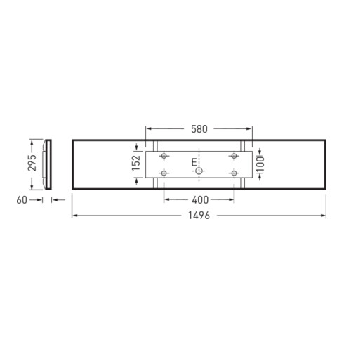 Trilux LED-Anbauleuchte 4000K DALI ws Siella G4 D3#7016851