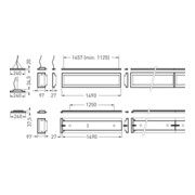 Trilux LED Applique/Suspension 4000K DALI LuceoS D/H2#7017751-3
