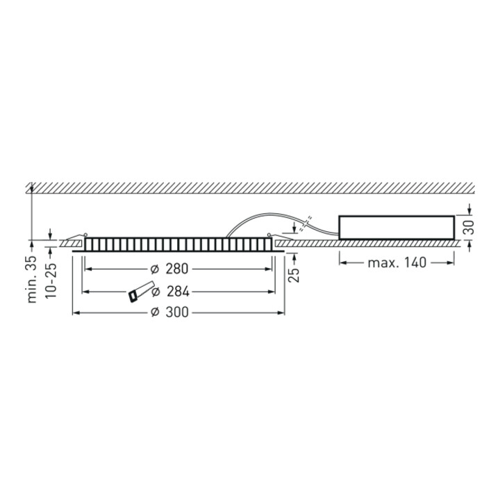 Trilux LED-Downlight 840 AviellaC09OA#7571040