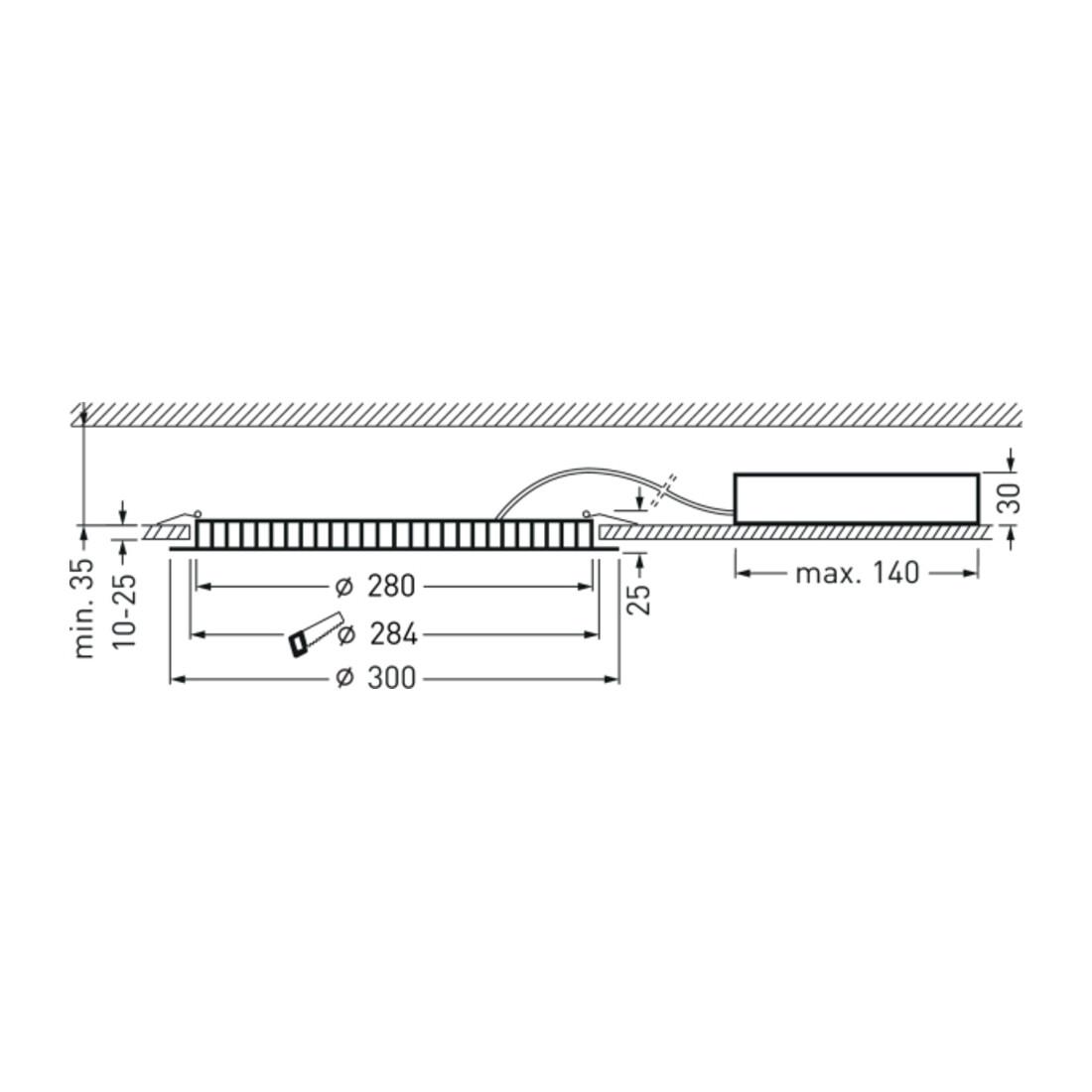 Trilux LED-Downlight 840 AviellaC09OA#7571040