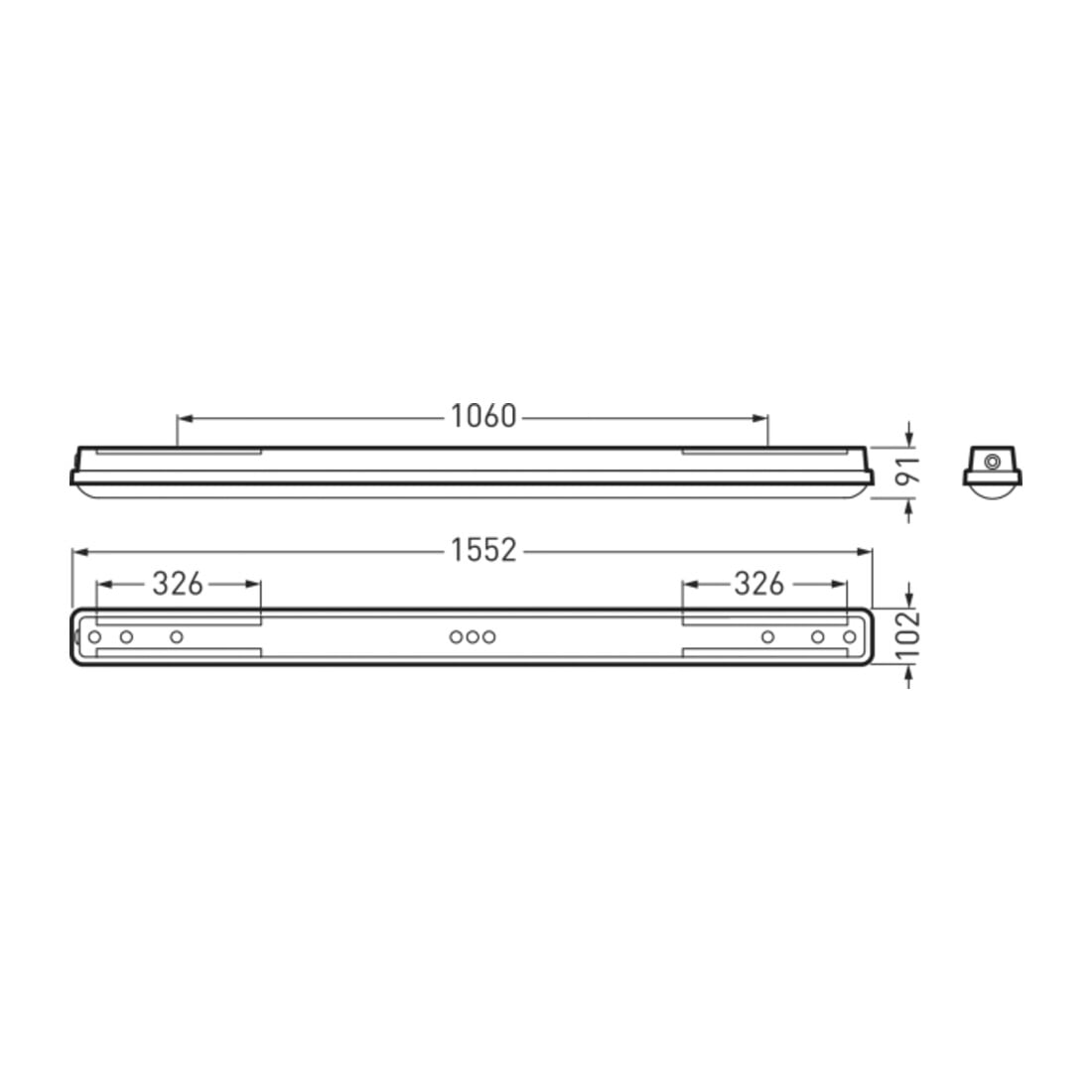 Trilux LED-Feuchtraumleuchte B6000-840ETPC OleveonF 1.5#7125040