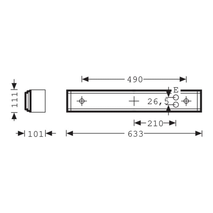 Trilux LED-Wannenanbauleuchte 600 O 1500-830 ET Montigo#6474440
