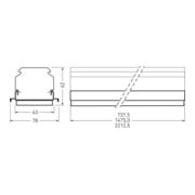 Trilux Support d'appareils LED 1474 mm 4000K 7651 LW#9002017168-3