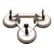 Triples ventouses mini Ø 115 mm aluminium BGS-1