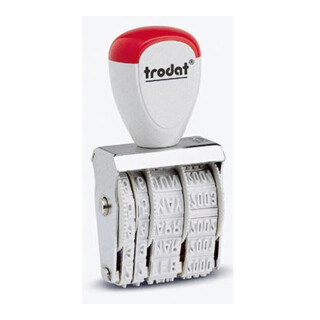 trodat Datumstempel Classic 54070 18x3mm silber
