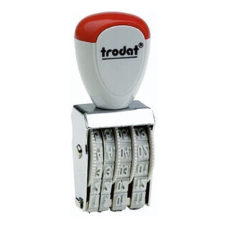 trodat Datumstempel Classic 54112 12x3mm silber