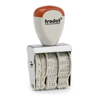 trodat Datumstempel Classic 54223 5x32mm silber