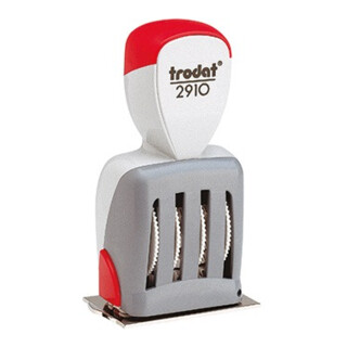 trodat Datumstempel Classic 73359 6x3,5x10,2cm l.gr/rt