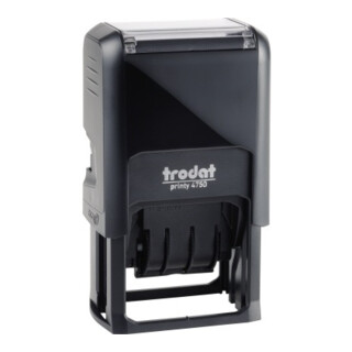 trodat Datumstempel Printy-Dater 64249 41x24mm BEZAHLT gr/sw