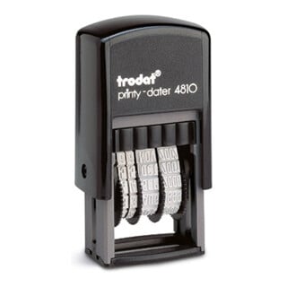 trodat Datumstempel Printy Dater 70381 20x3,8mm grau/schwarz