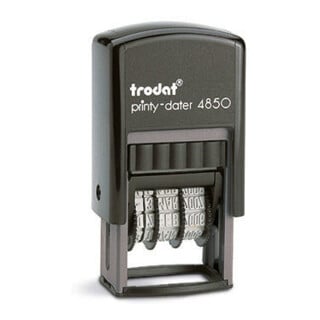 trodat Datumstempel Printy-Dater 76650 23x12mm GEBUCHT sw
