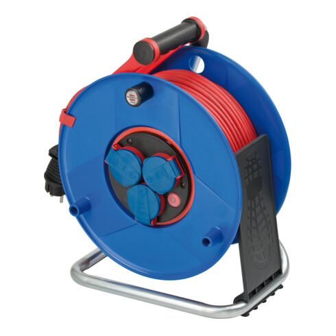Trommeltrede voor kabelhaspel met trommel Ø 240/290mm (frame Ø 18mm)