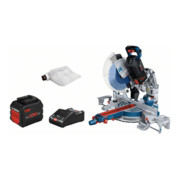 Bosch Troncatrice a batteria BITURBO GCM18V-305 GDC: 2x batterie 12,0 Ah caricab. rapido-1