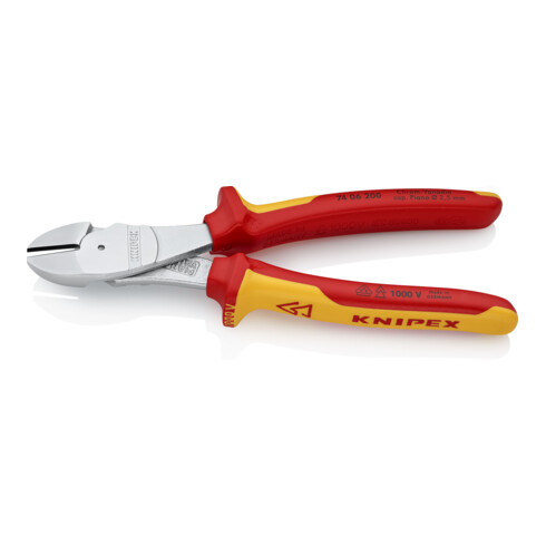 KNIPEX-Werk Tronchese laterale tipo forte 74 06 200, isolata VDE, 200mm