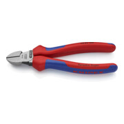 KNIPEX Tronchese laterale, nera bonderizzata lucida, con rivestimenti multicomponente