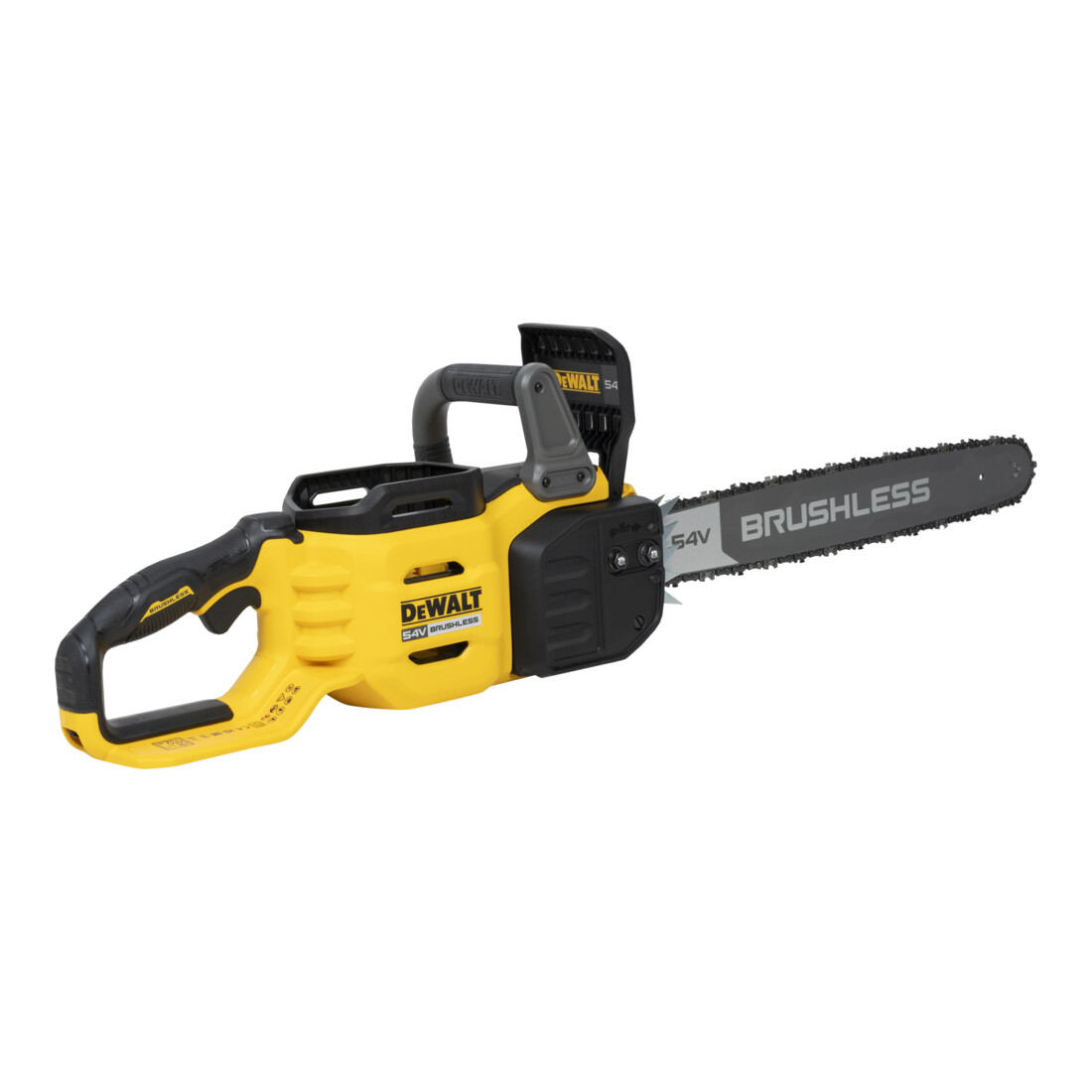 Tronçonneuse à chaîne sans fil DEWALT 54 Volts, guide-chaîne 50cm (sans brosse) - Version de base DCMCS575N-XJ