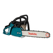 Tronçonneuse à essence Makita EA4300F38C avec guide-chaîne, chaîne de scie et outil de montage.-1
