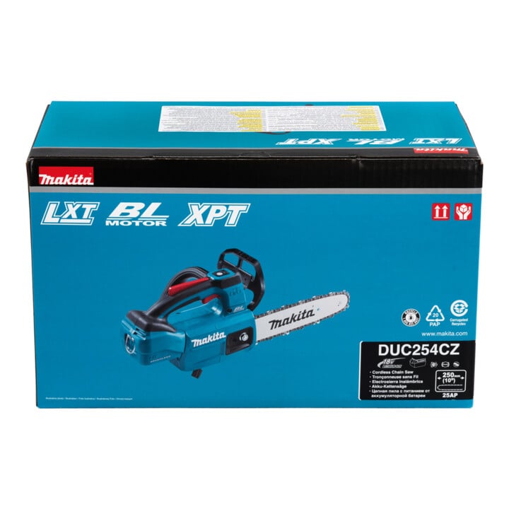 Tronçonneuse sans fil Makita DUC254CZ 18 V, 1/4" Carving (sans batterie, sans chargeur)