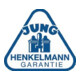 Spatule Jung-Henkelmann en stuc inoxydable, avec manche en hêtre